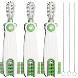3-Pack Multifunctional Cup & Lid Cleaning Brushes